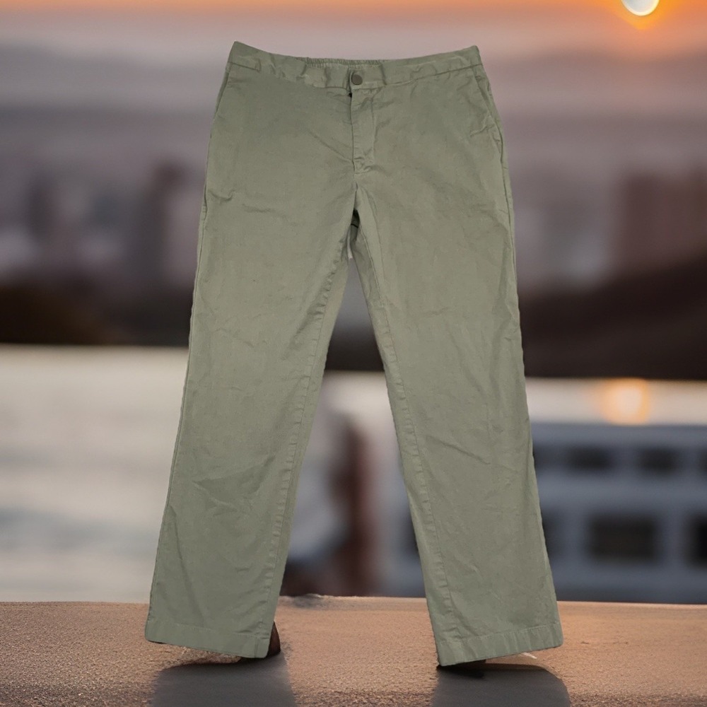 SPOKE Joggers Mens W32 L32 Olive Green Cotton Bottoms Build A Stretch Sweatpants